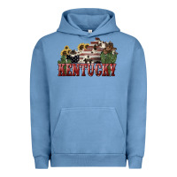 Pigment Pebble Blue Kentucky 4th of july Urban Hoodie - HowdyJamesFarm