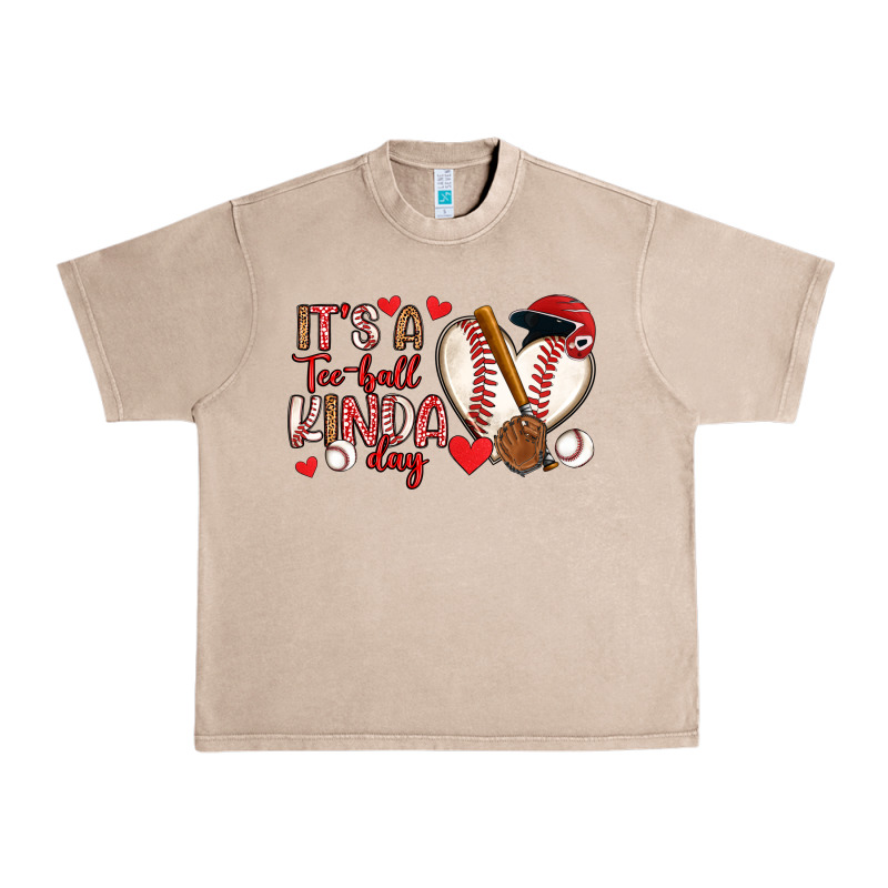 It S A Tee Ball Kinda Day Baseball Urban Heavy Tee by Artiststas | Teevron