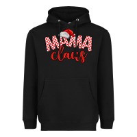 Black Mama Claus Heavyweight Hoodie - MaliasSmallBusiness