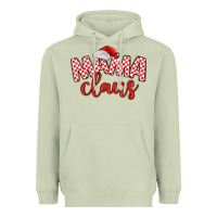 Matcha Mama Claus Heavyweight Hoodie - MaliasSmallBusiness