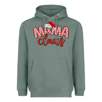 Sage Mama Claus Heavyweight Hoodie - MaliasSmallBusiness