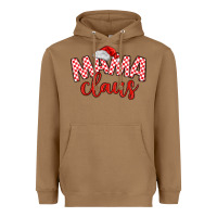 Toasted Coconut Mama Claus Heavyweight Hoodie - MaliasSmallBusiness