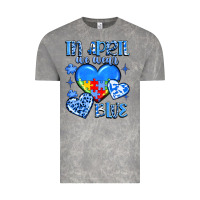 Cloud Rock in april we wear blue Vintage Tee - JahusDesignShop