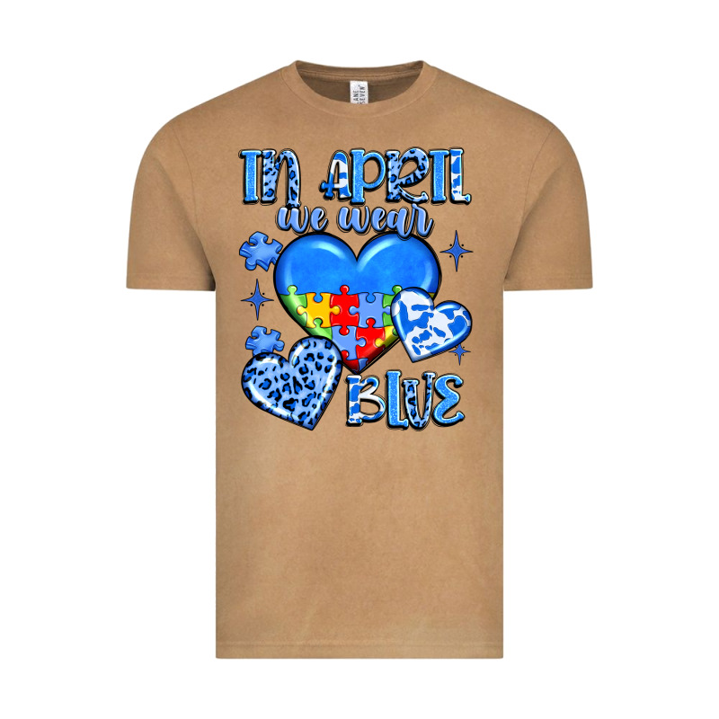 In April We Wear Blue Vintage Tee by JahusDesignShop | Teevron