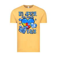 Vintage Mustard in april we wear blue Vintage Tee - JahusDesignShop