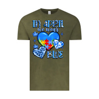 Vintage Olive in april we wear blue Vintage Tee - JahusDesignShop