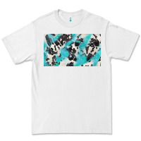 White cowhide glitter  cup Premium Tee - BarkalooDesign