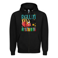 Black they see me rollin' they hatin' Zipper Hoodie - MaliasSmallBusiness