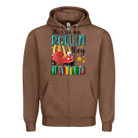 Chestnut they see me rollin' they hatin' Zipper Hoodie - MaliasSmallBusiness