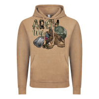 Vintage Coffee army wife Vintage Hoodie - SublimationCraftShop