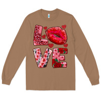 Toasted Coconut love kiss Long Sleeve Tee - AdoDesignShop