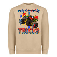 Mushroom easily distracted by trucks Heavyweight Sweatshirt - AdoDesignShop