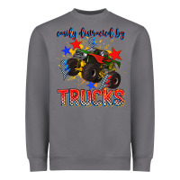 Storm easily distracted by trucks Heavyweight Sweatshirt - AdoDesignShop