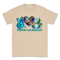 Mushroom peace love winter ado Classic Tee - AdoDesignShop