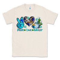 Natural peace love winter ado Classic Tee - AdoDesignShop