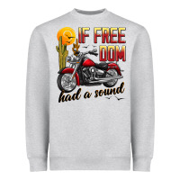 Heather Grey if freedom had a sound Heavyweight Sweatshirt - JahusDesignShop