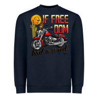 Navy if freedom had a sound Heavyweight Sweatshirt - JahusDesignShop
