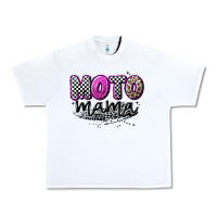 White moto mama Urban Heavy Tee - Artiststas