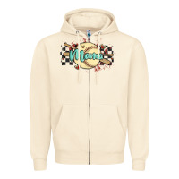 Sandshell softball mama Zipper Hoodie - MaliasSmallBusiness