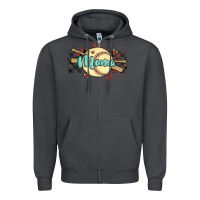 Smoke softball mama Zipper Hoodie - MaliasSmallBusiness