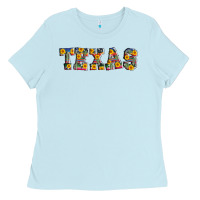 Baby Blue texas serape sunflower Ladies Tee - AdoDesignShop