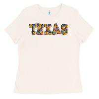 Bone texas serape sunflower Ladies Tee - AdoDesignShop