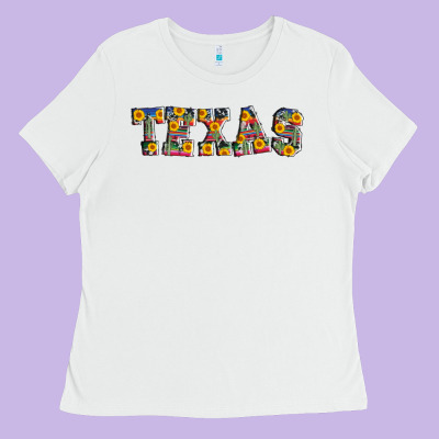 Texas Serape Sunflower Ladies Tee Designed By Adodesignshop