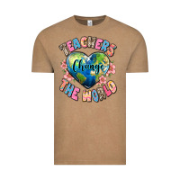 Teachers Change The World Vintage Tee | Teevron