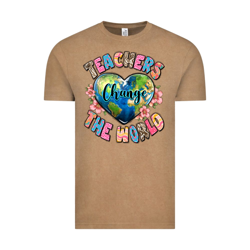 Teachers Change The World Vintage Tee by JahusDesignShop | Teevron