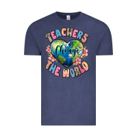 Vintage Denim teachers change the world Vintage Tee - JahusDesignShop