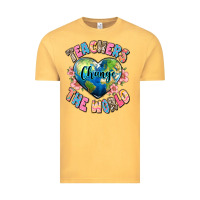Vintage Mustard teachers change the world Vintage Tee - JahusDesignShop