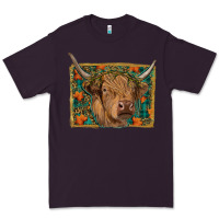 Plum Fall Cow Premium Tee - RanaPortraitStore
