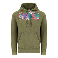 Vintage Olive Easter Nurse Easter Day Vintage Hoodie - Neo Western