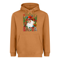 Meerkat Howdy Santa Heavyweight Hoodie - NancyCooperArtShop