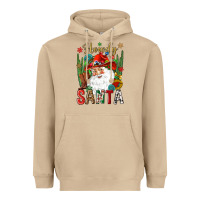 Mushroom Howdy Santa Heavyweight Hoodie - NancyCooperArtShop