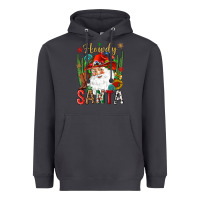 Smoke Howdy Santa Heavyweight Hoodie - NancyCooperArtShop
