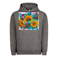 Pigment Tornado hummingbirds sunflower Urban Hoodie - TumblerDesignByShophia