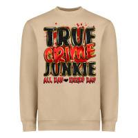 Mushroom true crime junkie all day every day Heavyweight Sweatshirt - JahusDesignShop