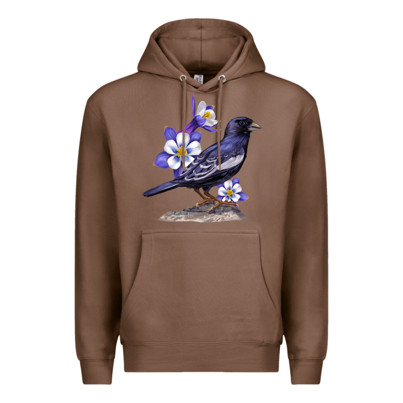 Colorado Lark Mountain Bunting Bird Premium Hoodie by Bettercallsaul | Teevron