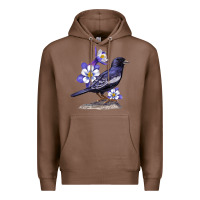Chestnut Colorado Lark Mountain Bunting Bird Premium Hoodie - Bettercallsaul