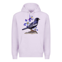 Lilac Colorado Lark Mountain Bunting Bird Premium Hoodie - Bettercallsaul