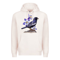 Pale Pink Colorado Lark Mountain Bunting Bird Premium Hoodie - Bettercallsaul