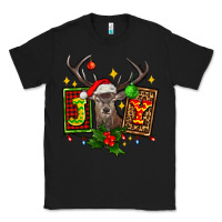 Black joy with reindeer ado Classic Tee - AdoDesignShop