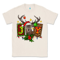 Joy With Reindeer Ado Classic Tee | Teevron