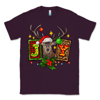 Plum joy with reindeer ado Classic Tee - AdoDesignShop
