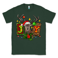 Sports Green joy with reindeer ado Classic Tee - AdoDesignShop