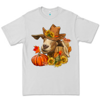 Dove Grey Fall Goat Premium Tee - RanaPortraitStore