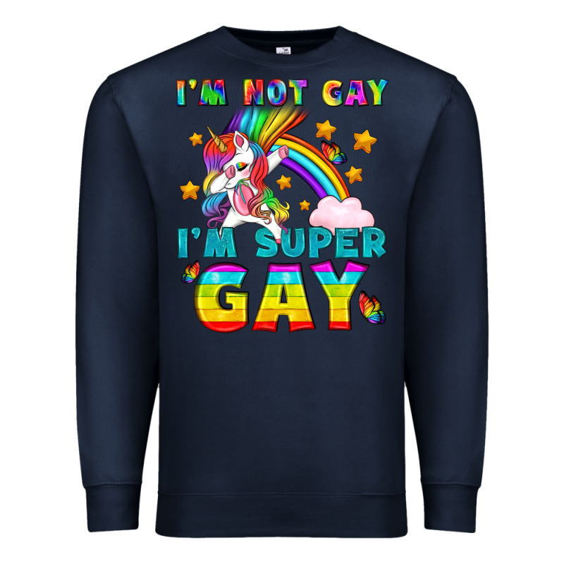 Lgbtq I'm Not Gay I'm Super Gay Premium Sweatshirt by BundleAndBundleShop | Teevron