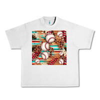 Lunar Rock baseball leopard cowhide turquoise seamless pattern Urban Heavy Tee - JahusDesignShop
