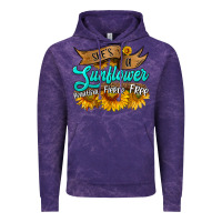Cloud Purple she's a sunflower beautiful fierce free Vintage Hoodie - HRA Design Shop